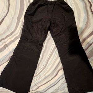 Lands' End black snow pants size 12+/12 Husky EUC